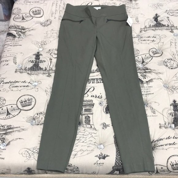 Bar III Womens Zip-Pocket Casual Trouser Pants - Picture 2 of 6